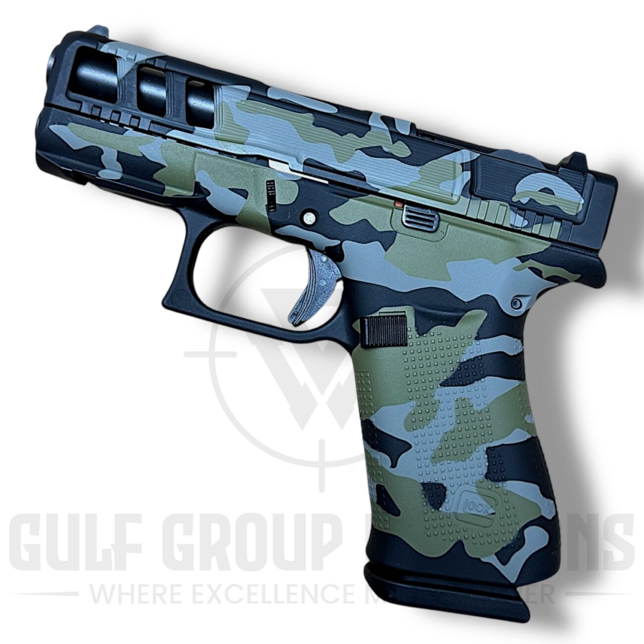 Weapon DNA Glock G43X MOS 9MM GREEN CAMO