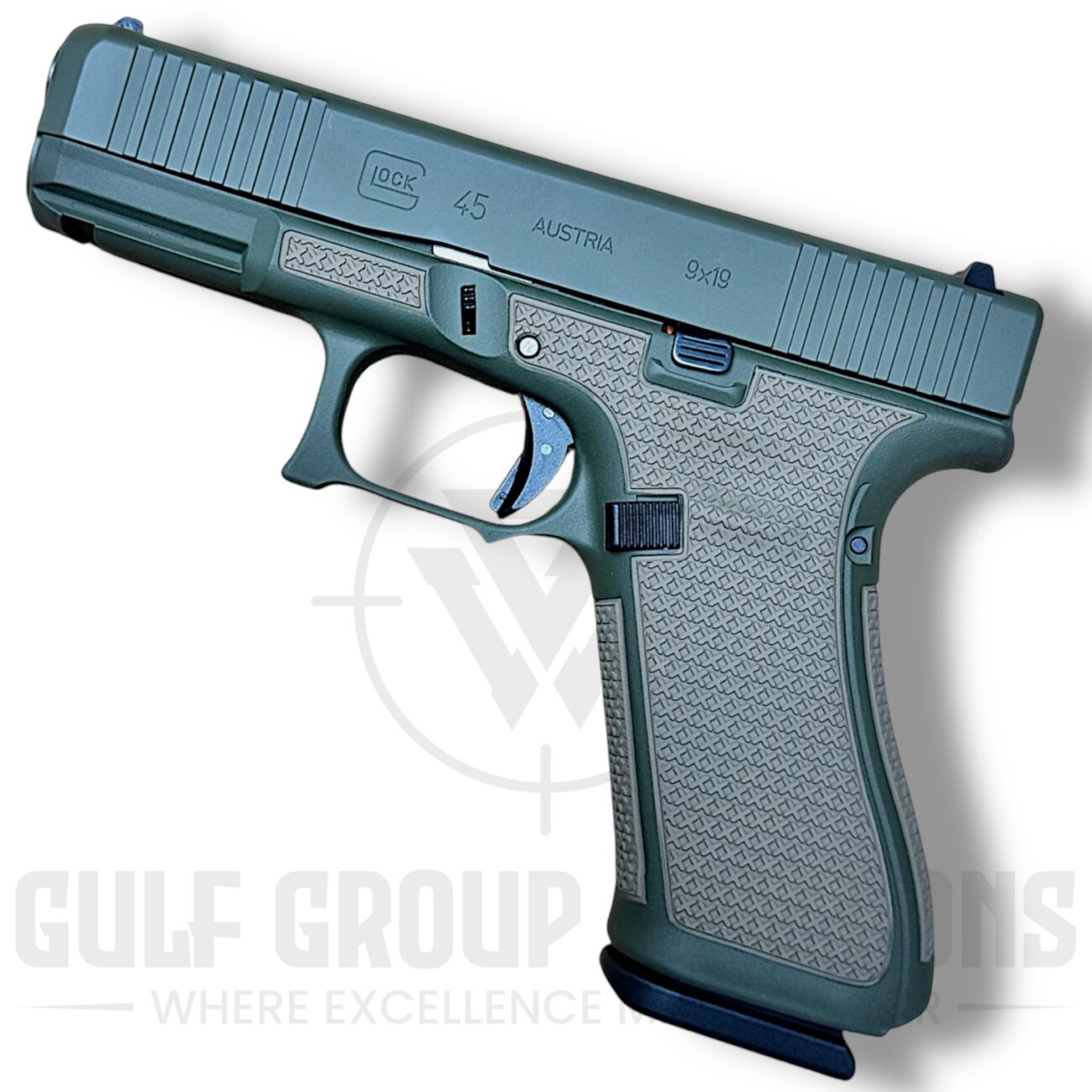 Weapon DNA GLOCK G45 G5 9mm Green Two Tone FDE