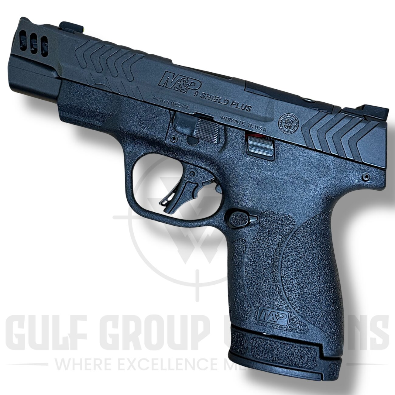 Smith and Wesson M&P9 Shield Plus Carry Comp 9mm Performance Center Package