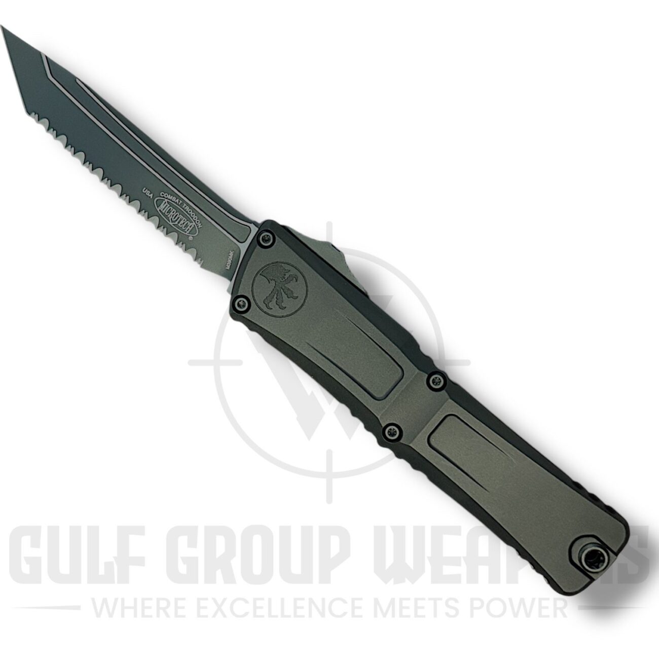 Microtech COMBAT TROODON T/E FULL SERRATE BLK TACT (1144-3T)