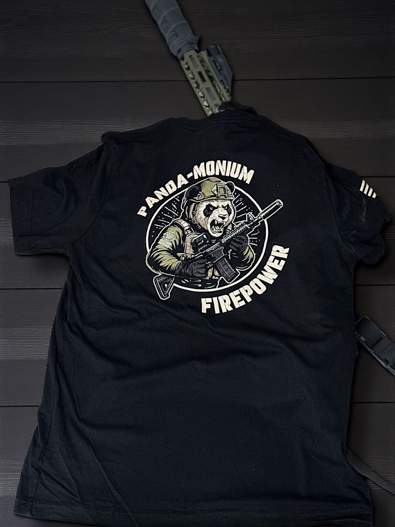 Gulf Group Weapons x Nine Line Apparel "Panda-Monium" T-Shirt (Sizes M, L, XL, XXL) - Image 3