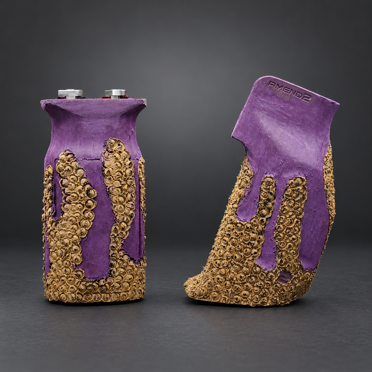 GGW Customs Crunchy PB&J Drip — Hand-Stippled Amend2 Grip Combo - Image 4